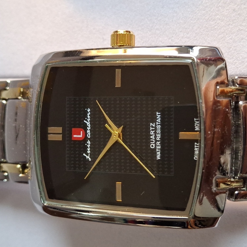 - Luis Cardini NWT watches his & hers, water resistant, stainless steel (W040)